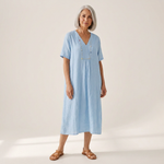 Charlotte - robe longue d’été pour femme, coupe ample et décontractée
