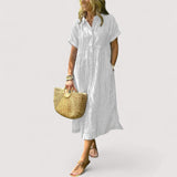 Rea™ | Robe chemise à rayures