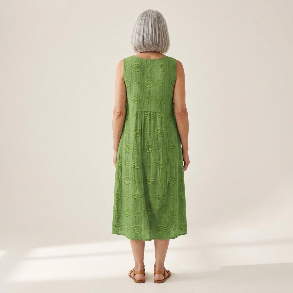 Alix - robe fluide et confortable pour femme, portée en tenue d’été