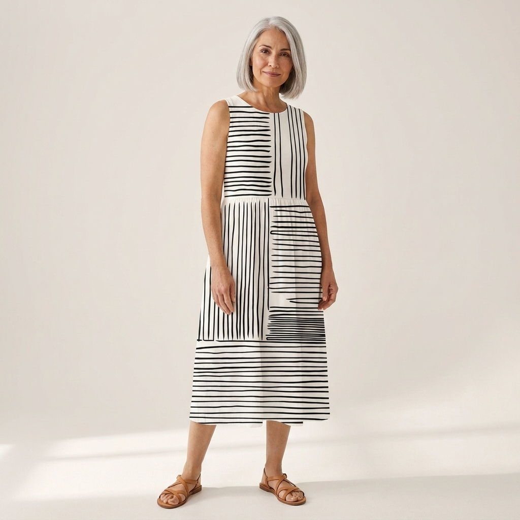 Christiane - robe fluide et confortable pour femme, coupe ample et décontractée