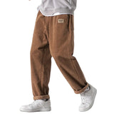 Murphy  Pantalon Homme Velours Côtelé – Coupe Droite Ample, Taille Ajustable & Confort Hiver