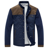 Ythan Veste Patchwork pour Homme – Manteau Moderne et Élégant en Tissu Premium avec Design Contemporain
