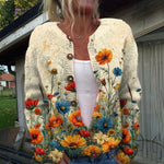 Lunara | Cardigan en maille vintage pour femme - AMORA MODE