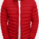 Manuel Veste Matelassée pour Homme – Coupe Droite Légère avec Col Montant & Fermeture Zippée