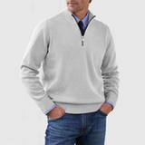 Reno Pull Homme Half-Zip – Coupe Regular Chaude avec Col Montant Structuré