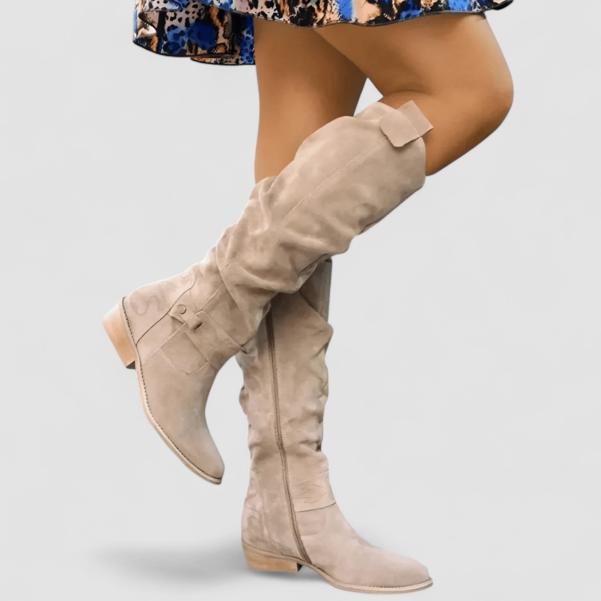 Adélaïde - Bottes d'équitation hauteur genou à tige haute