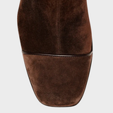 Aline - Bottines en daim à talon