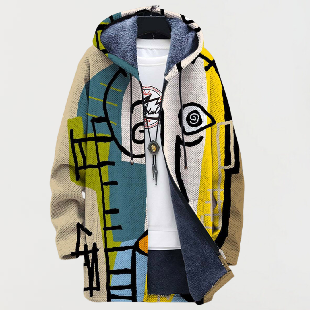 Ida - Veste avec motif abstrait - vue détaillée