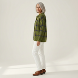 Clémentine | Gilet en tricot confortable avec boutons - vue de profil