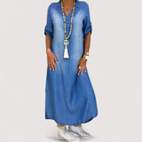 Zava™ | Robe longue en denim