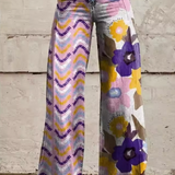 Isadora - Pantalons Boho Fleuris