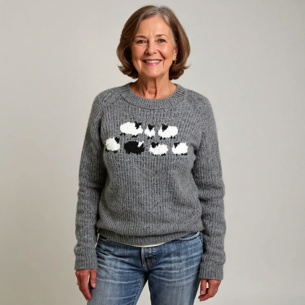 Amanda | Pull en laine vintage