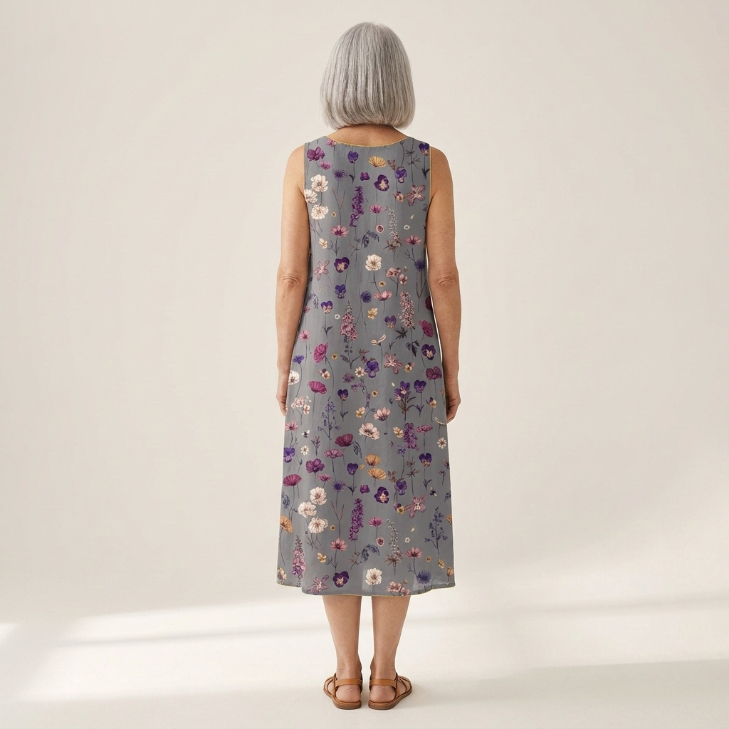 Sera - robe fluide et confortable pour femme, portée en tenue d’été