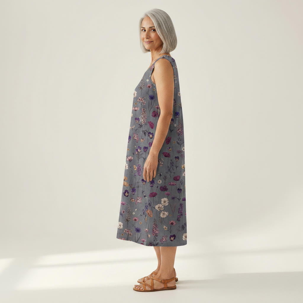 Sera - robe fluide et confortable pour femme, silhouette légère et aérée