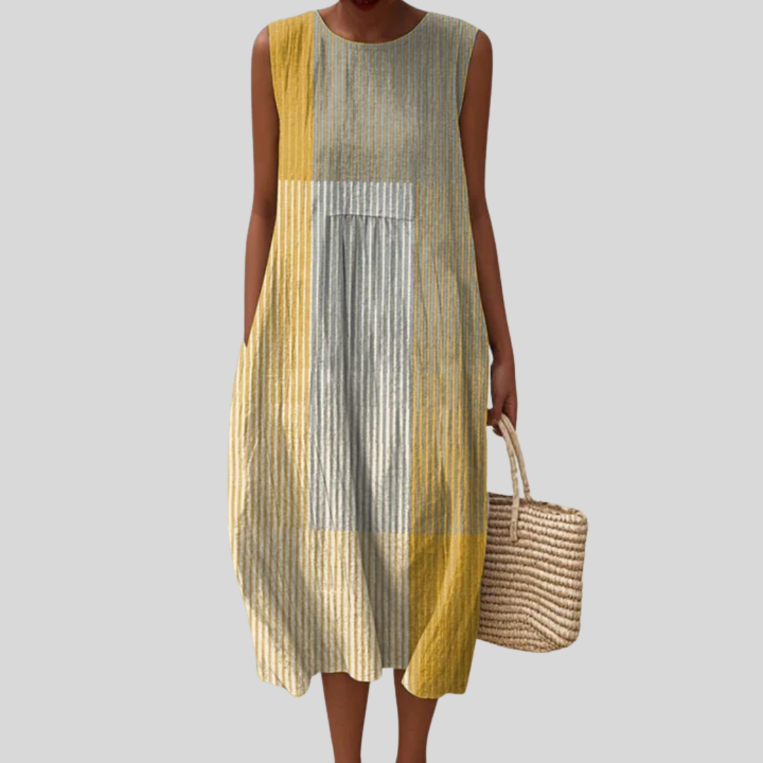 Albane - robe fluide et confortable pour femme, longueur midi