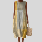 Albane - robe fluide et confortable pour femme, longueur midi