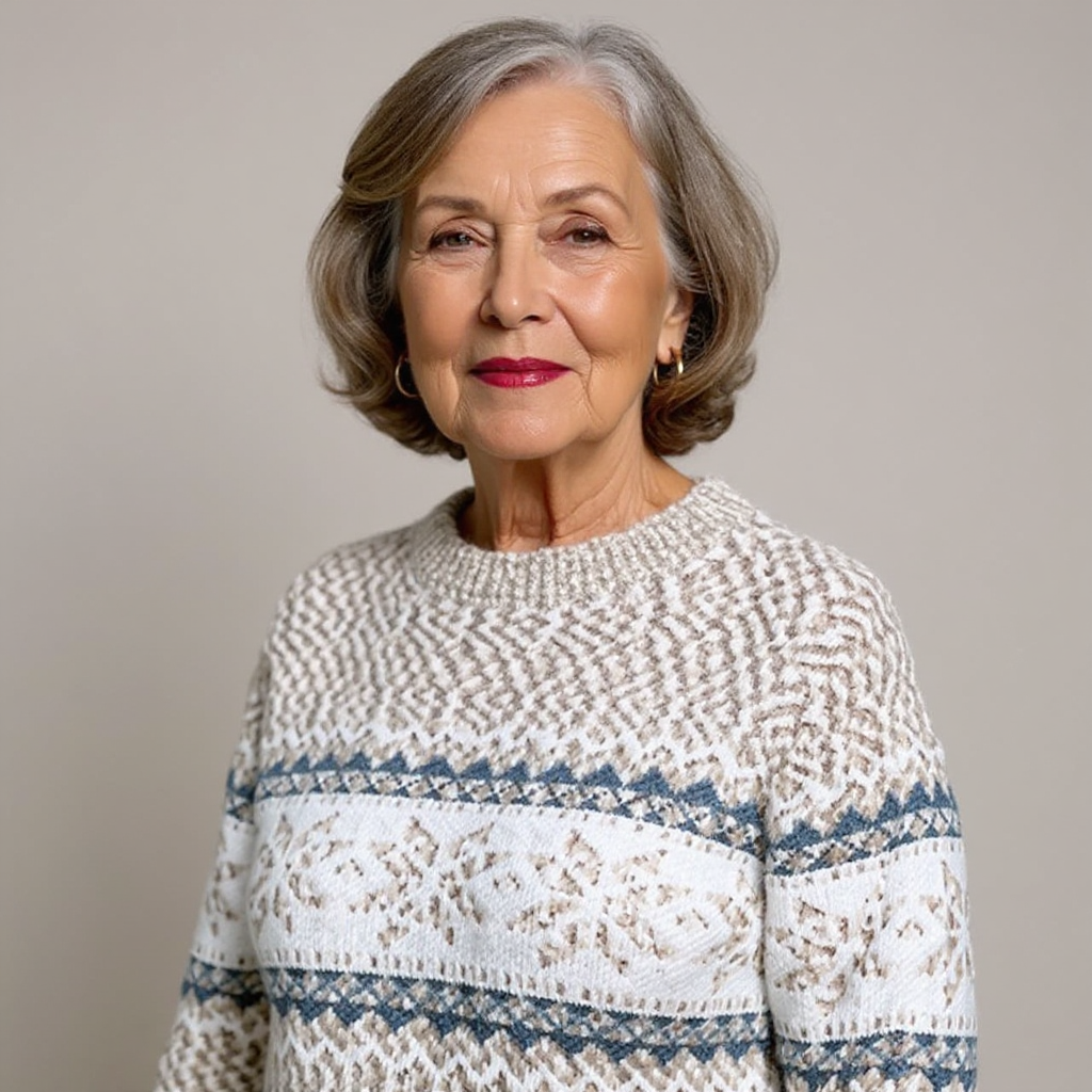 Caroline | Pull en laine vintage
