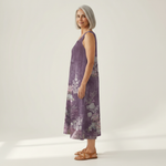 Huguette - robe fluide et confortable pour femme, portée en tenue d’été