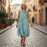 Constance - robe fluide et confortable pour femme, tenue confortable au quotidien