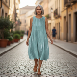 Constance - robe fluide et confortable pour femme, tenue confortable au quotidien