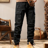 Mason Pantalon cargo tactique pour homme – Coupe ajustée durable avec multiples poches & coutures renforcées