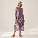 Huguette - robe fluide et confortable pour femme, coupe ample et décontractée