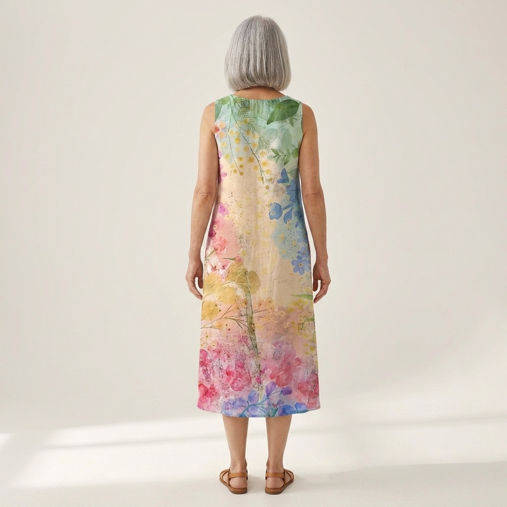 Corinne - robe fluide et confortable pour femme, silhouette légère et aérée