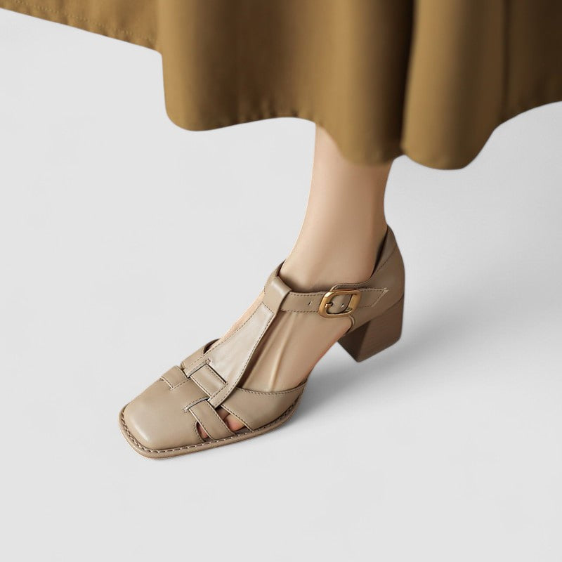 Scarlett – Talons blocs T-Strap orthopédiques - vue 4