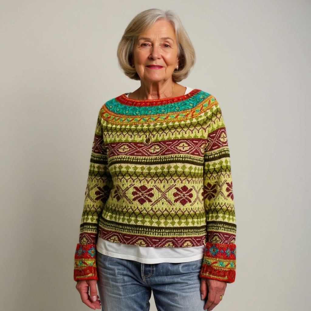 Caitlin | Pull en laine vintage