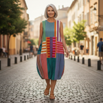 Éléonore - robe fluide et confortable pour femme, tenue confortable au quotidien