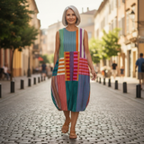 Éléonore - robe fluide et confortable pour femme, tenue confortable au quotidien