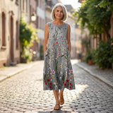 Cécile - robe fluide et confortable pour femme, tenue confortable au quotidien