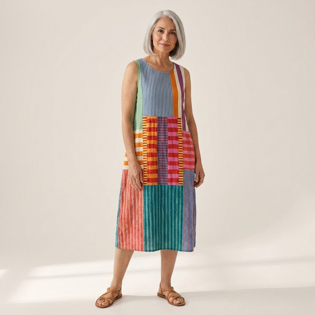 Éléonore - robe fluide et confortable pour femme, coupe ample et décontractée