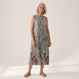 Cécile - robe fluide et confortable pour femme, coupe ample et décontractée
