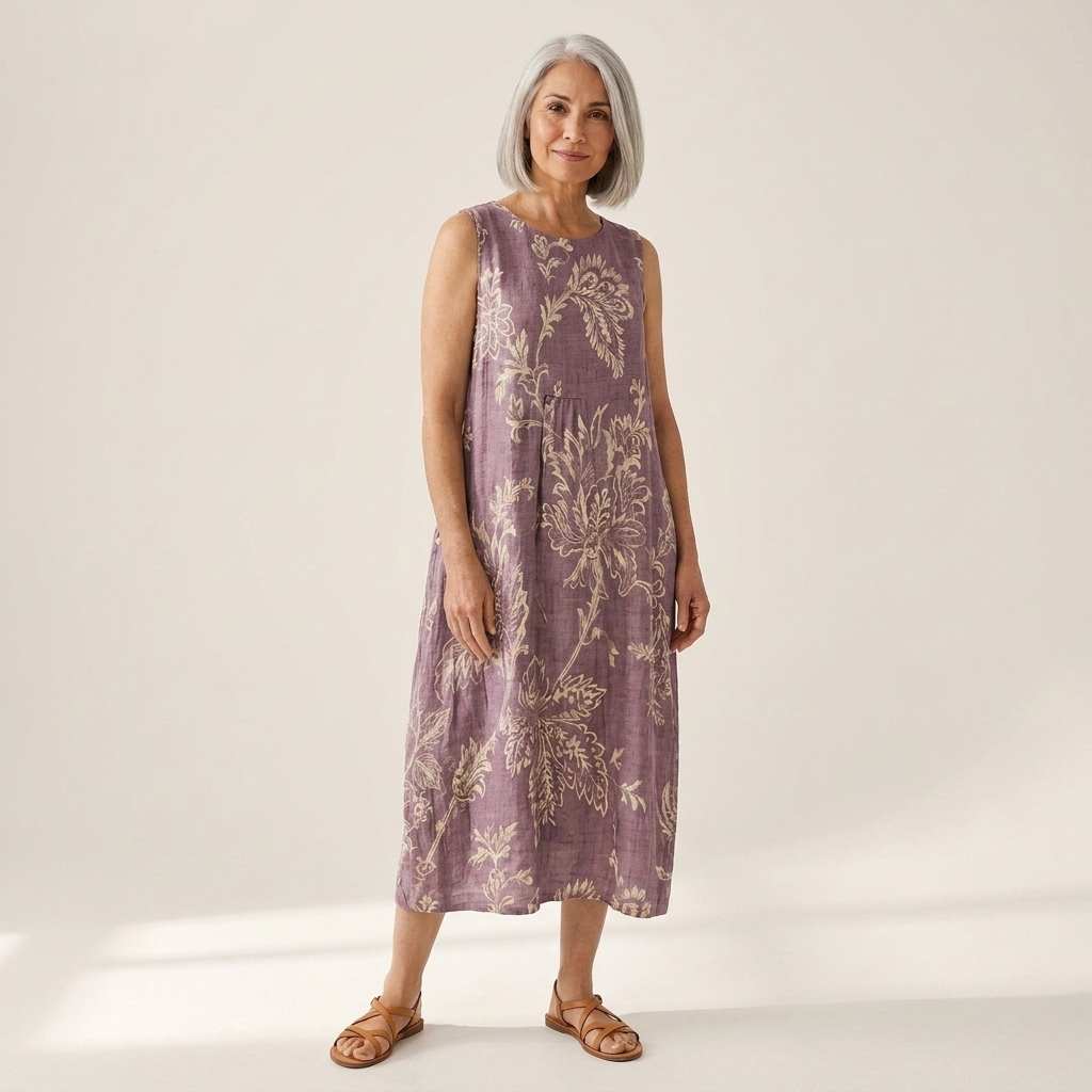 Céline - robe fluide et confortable pour femme, tenue confortable au quotidien