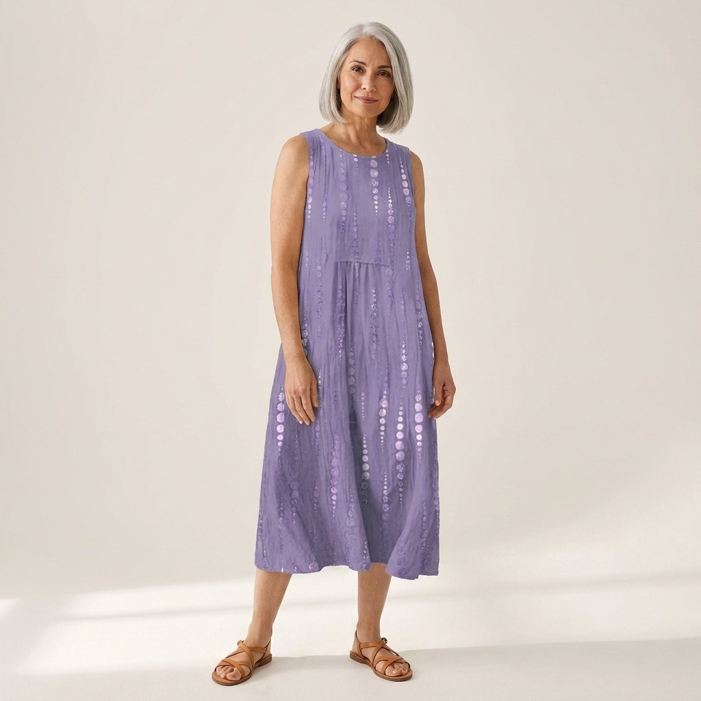 Élise - robe fluide et confortable pour femme, coupe ample et décontractée
