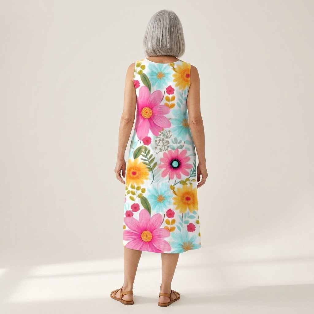 Emmanuelle - robe fluide et confortable pour femme, silhouette légère et aérée