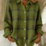 Felicia™ | Cardigan à Carreaux Décontracté