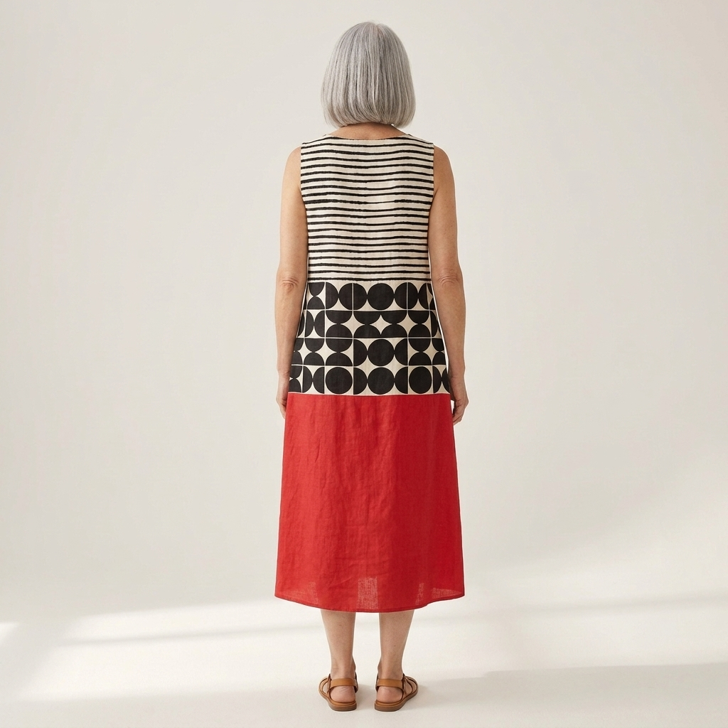 Layla - robe fluide et confortable pour femme, portée en tenue d’été