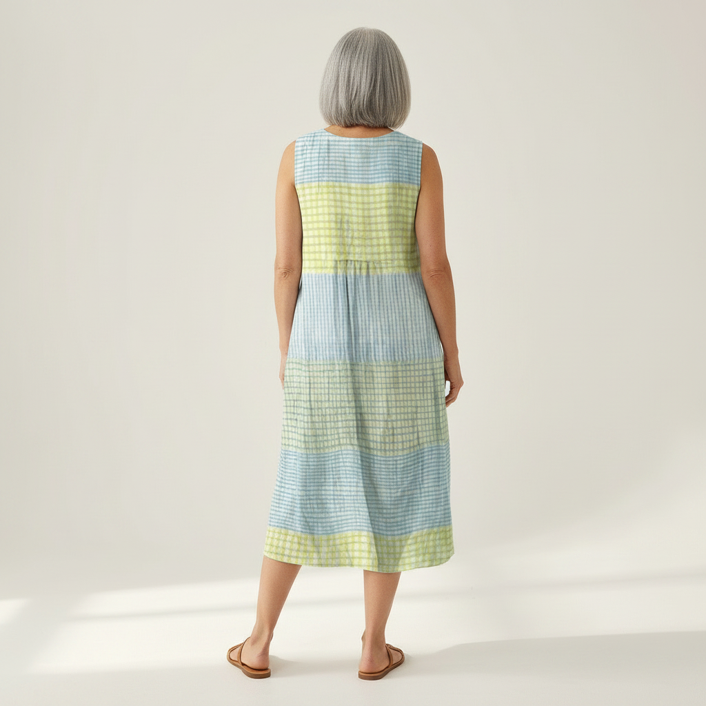 Estelle - robe fluide et confortable pour femme, silhouette légère et aérée