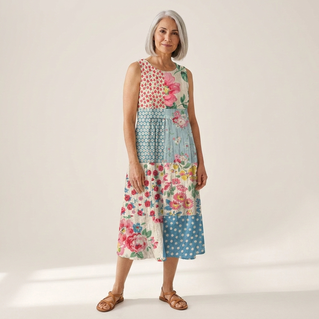 Mira - robe fluide et confortable pour femme, coupe ample et décontractée