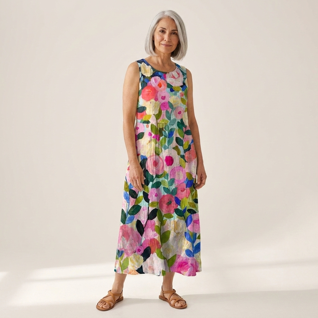 Noa - robe fluide et confortable pour femme, tenue confortable au quotidien