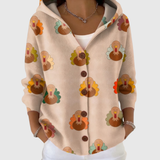 Johanna | Cardigan en tricot confortable avec capuche