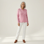 Catherine | Gilet en tricot structuré avec boutons - vue de face
