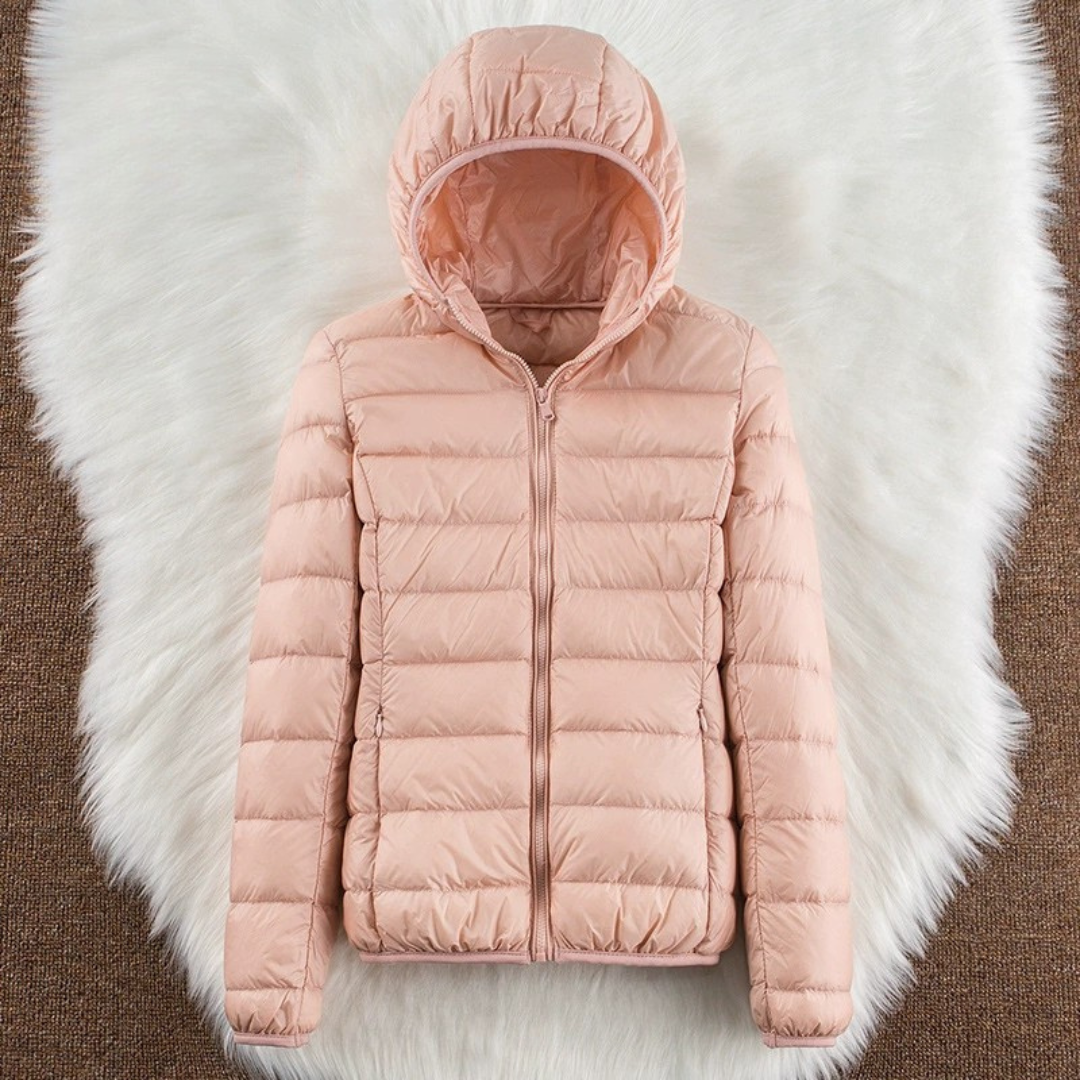 Emmanuelle - Veste mi-saison rose clair