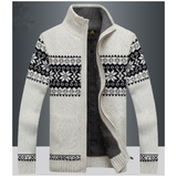 Xandor Nordic Gilet Polaire Homme Zippé – Veste Fleece Tricotée Chaude & Respirante