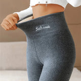 SoftCloud Leggings Doublés Polaire Femme – Pantalon d’Hiver Ultra Chaud et Extensible à Coupe Ajustée