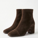 Aline - Bottines en daim à talon