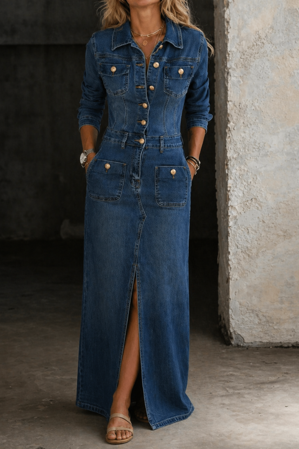 Leila - veste en jean classique et confortable pour femme