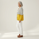 Selvya | Cardigan en maille vintage pour femme - vue de profil